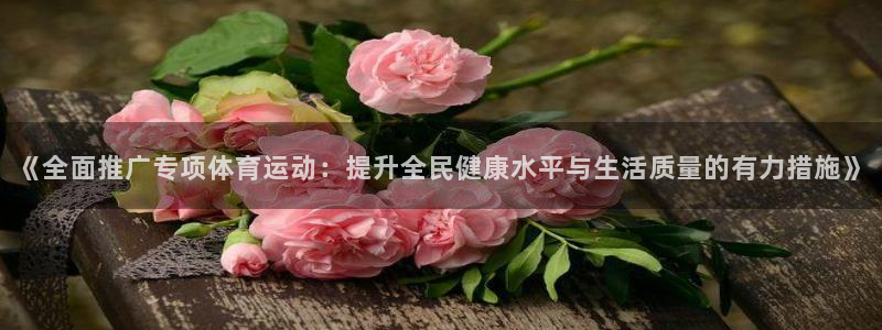 k1体育棋牌：《全面推广专项体育运动：提升全民健康水平与生活质量的有力措施》